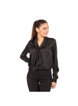Blusa de trabajo de satén