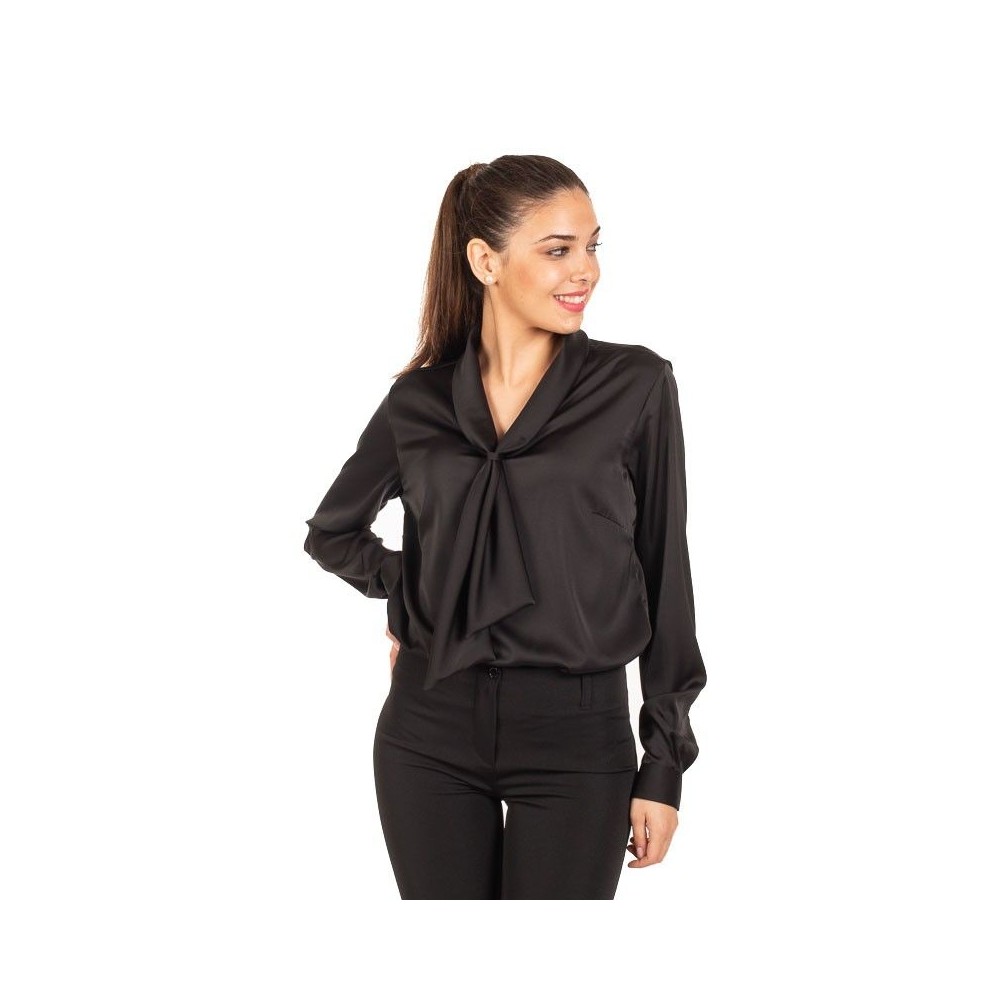 Blusa de trabajo de satén