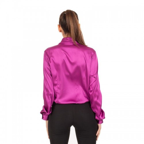 Blusa de trabajo de satén