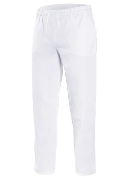 Pantalón sanitario 100% algodón pijama Velilla 533005 blanco