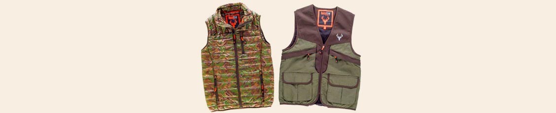 Chalecos de caza y camuflaje