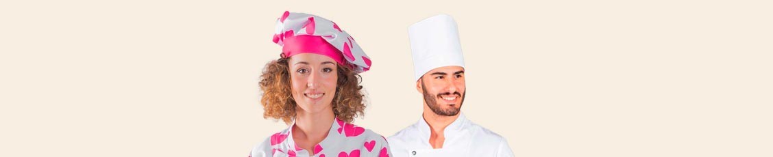 Gorros Cocina Chef hombre y Mujer