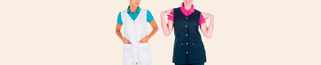 Casacas de Limpieza de Mujer
