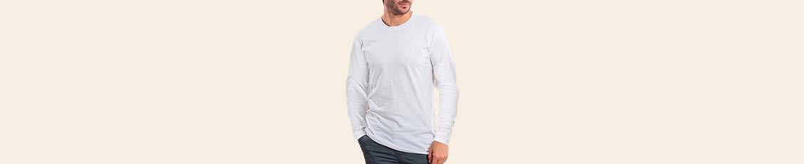 Camisetas de Trabajo Manga Larga Hombre
