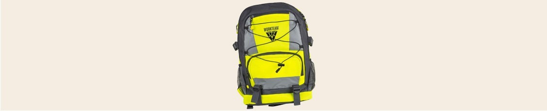 Mochilas Alta Visibilidad Workteam Profesional | SoloUniformes