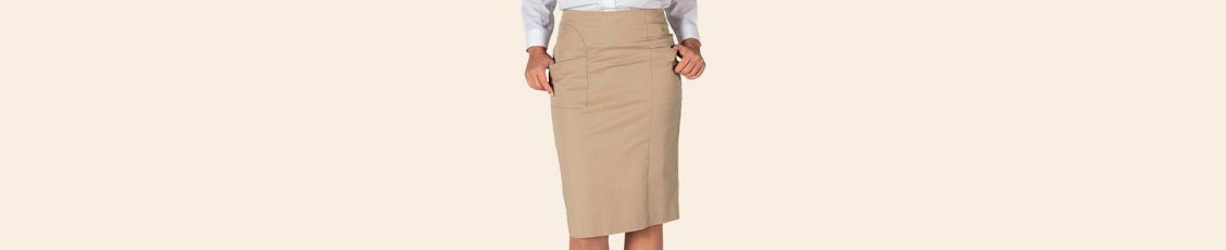 Faldas de trabajo para uniformes