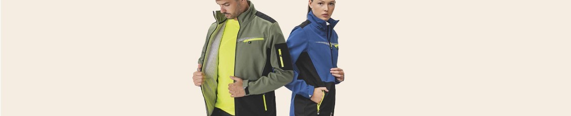 Soft Shell de Trabajo Resistentes y Cómodos | SoloUniformes